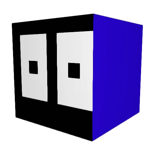 fkrl Minecraft avatar head, 3D render