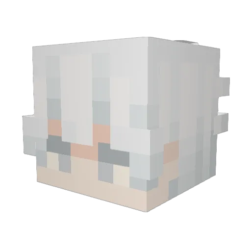 fl1nts Minecraft avatar head, 3D render