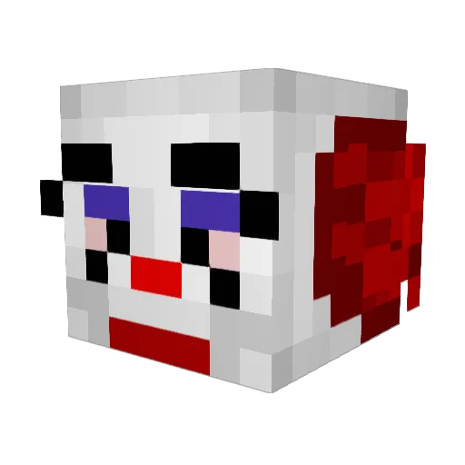fl4mesofhope Minecraft avatar head, 3D render