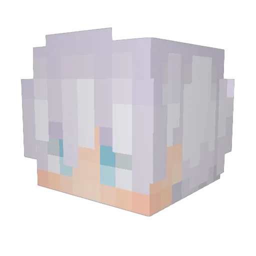 flaem Minecraft avatar head, 3D render