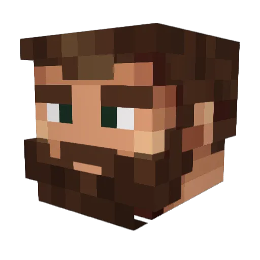 flaggboy Minecraft avatar head, 3D render