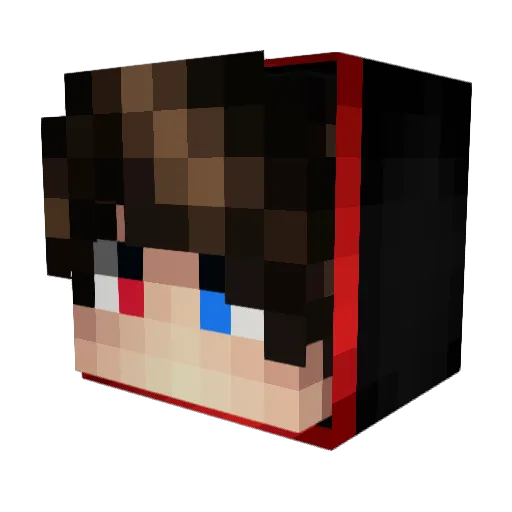 flaggo559 Minecraft avatar head, 3D render
