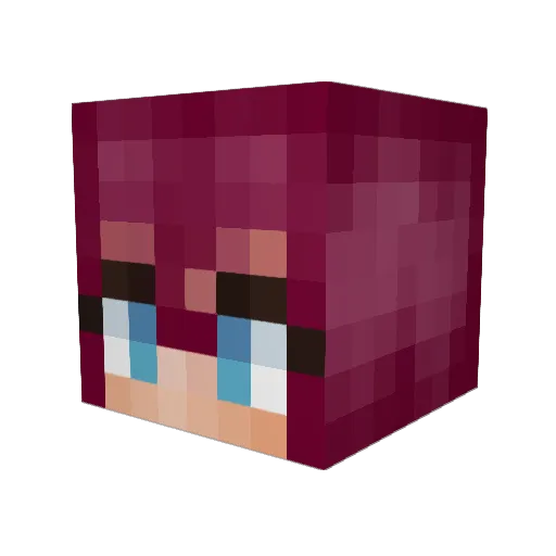flailingdoodles Minecraft avatar head, 3D render