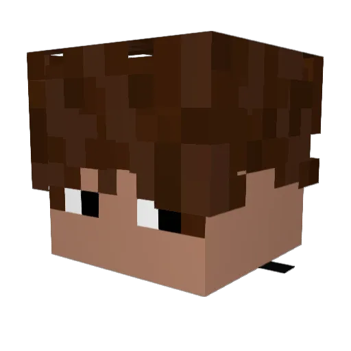 flairedd_ Minecraft avatar head, 3D render