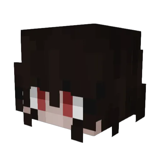 flairtop Minecraft avatar head, 3D render