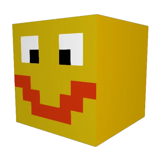 flajso Minecraft avatar head, 3D render