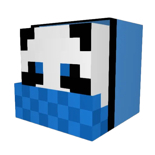 flakodia Minecraft avatar head, 3D render