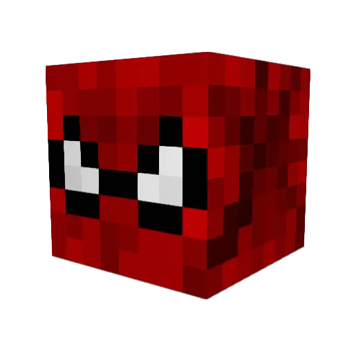 flame2501 Minecraft avatar head, 3D render