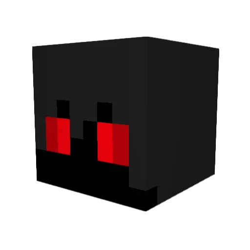 flame_on_fire Minecraft avatar head, 3D render