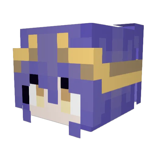 flamedleva99 Minecraft avatar head, 3D render