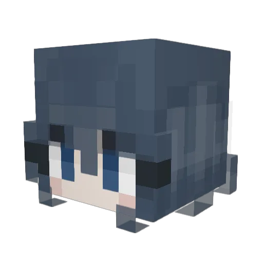flameking7894 Minecraft avatar head, 3D render