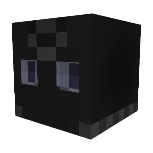 flamelui Minecraft avatar head, 3D render