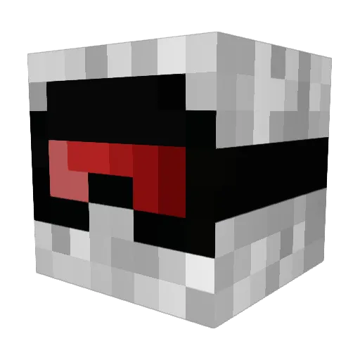 flameofnod Minecraft avatar head, 3D render