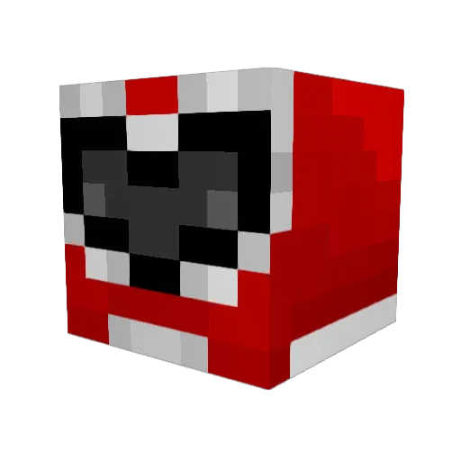flameon3k Minecraft avatar head, 3D render