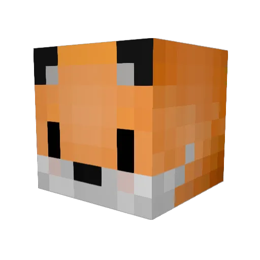 flamerobby Minecraft avatar head, 3D render