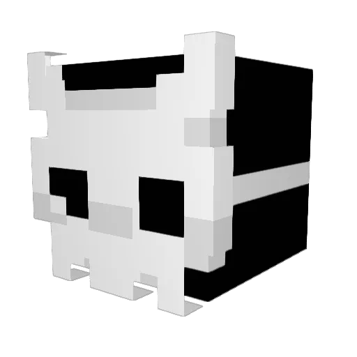 flames2608 Minecraft avatar head, 3D render