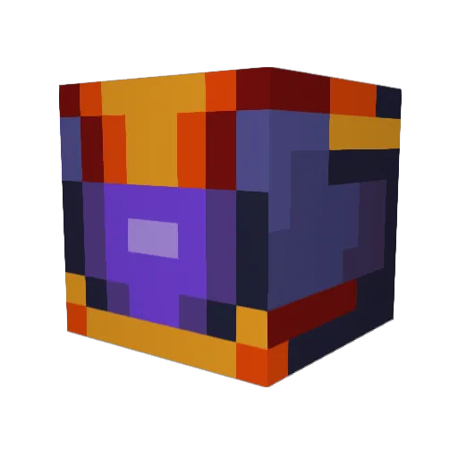 flamesedge Minecraft avatar head, 3D render