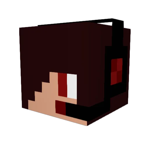 flamfire06 Minecraft avatar head, 3D render