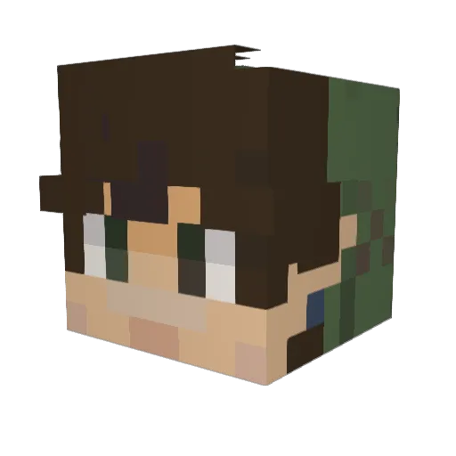 flamingfalcon03 Minecraft avatar head, 3D render