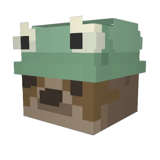 flamingflakes Minecraft avatar head, 3D render