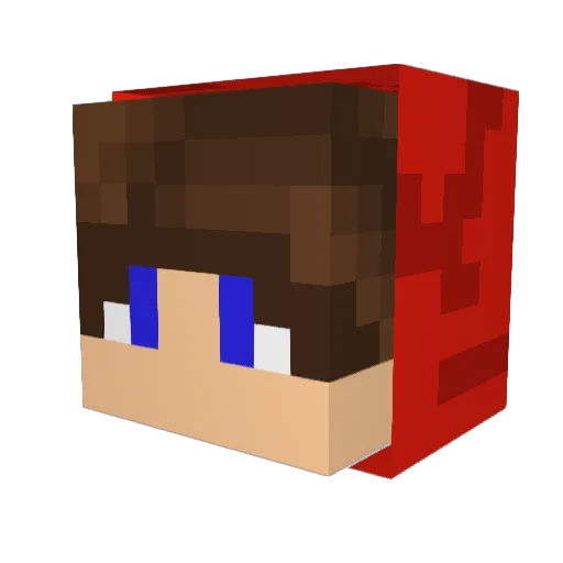 flamingskull888 Minecraft avatar head, 3D render