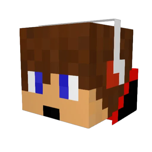 flamingunicorn16 Minecraft avatar head, 3D render
