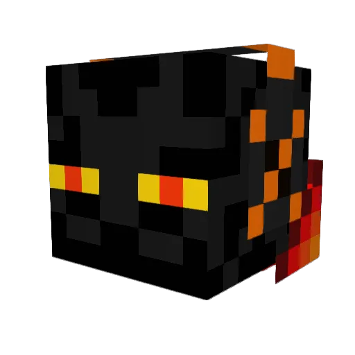 flammer2002 Minecraft avatar head, 3D render