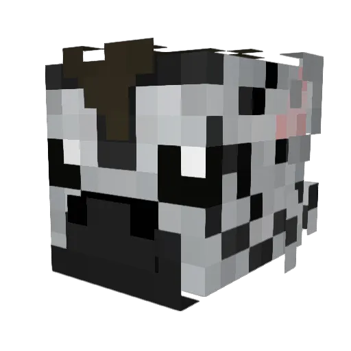 flamschy Minecraft avatar head, 3D render