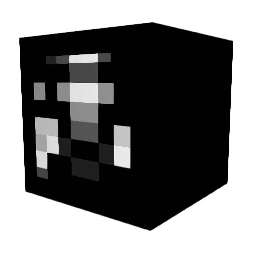 flamtheory Minecraft avatar head, 3D render