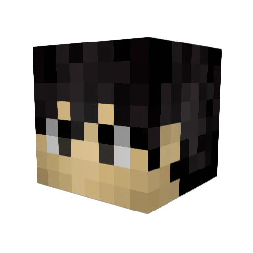 flare2x Minecraft avatar head, 3D render