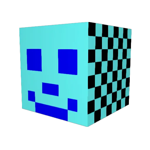 flartz Minecraft avatar head, 3D render