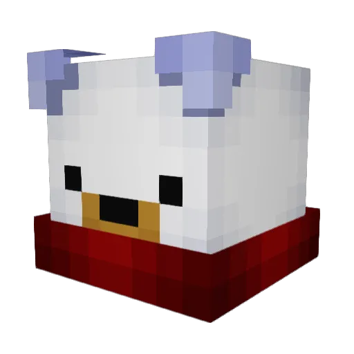 flashboyyy Minecraft avatar head, 3D render