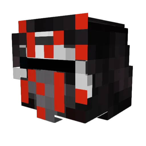 flashbreaker Minecraft avatar head, 3D render