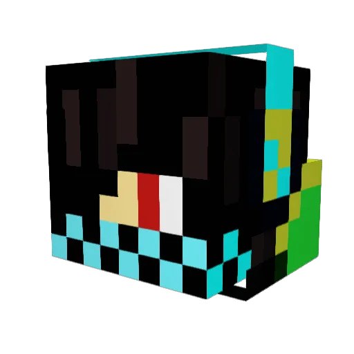 flashhammer232 Minecraft avatar head, 3D render