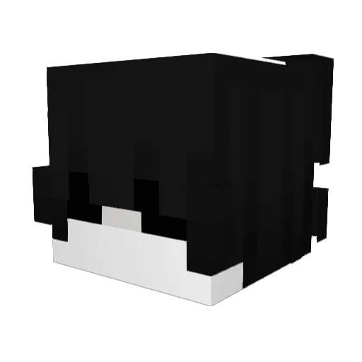 flat_clutcher Minecraft avatar head, 3D render