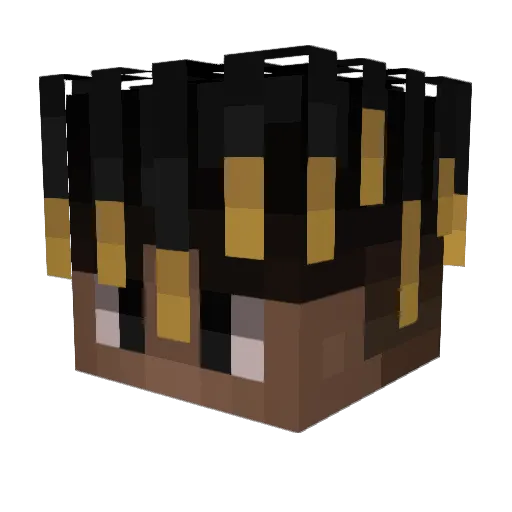flatcat_11 Minecraft avatar head, 3D render
