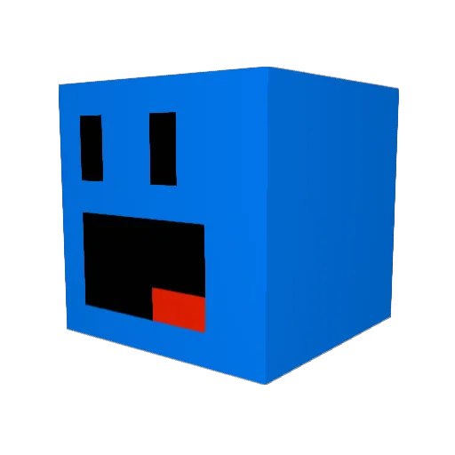 flatcheese6 Minecraft avatar head, 3D render