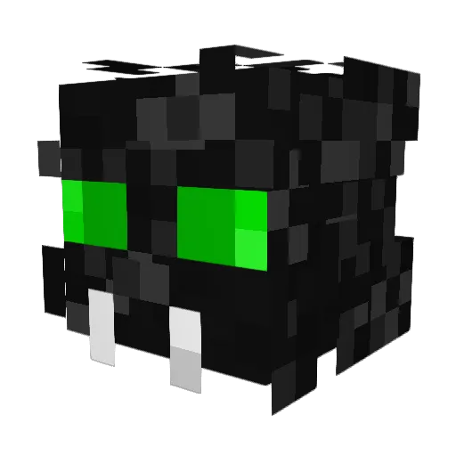 flatikon Minecraft avatar head, 3D render