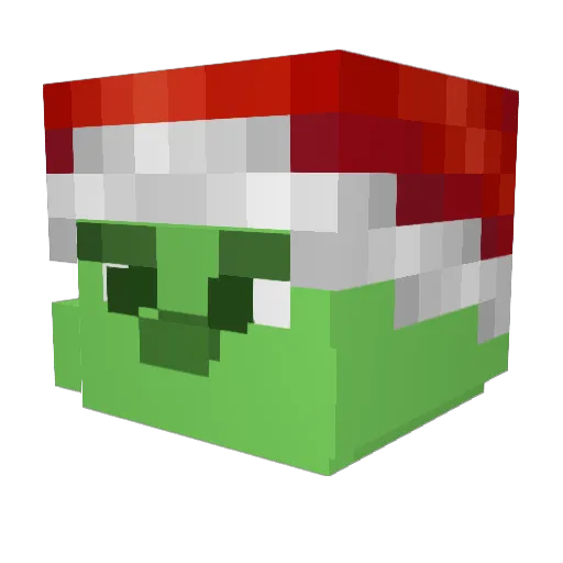 flatterkopf5464 Minecraft avatar head, 3D render