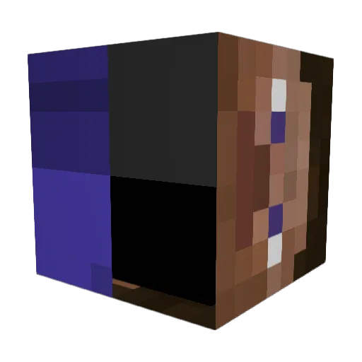 flavien57 Minecraft avatar head, 3D render