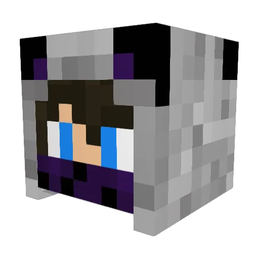 flaviotra05 Minecraft avatar head, 3D render