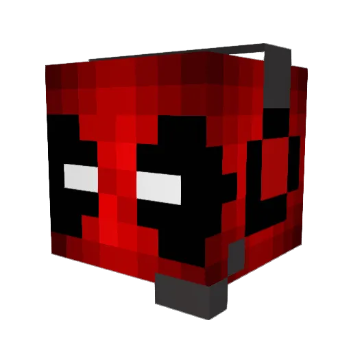 flavorflame Minecraft avatar head, 3D render
