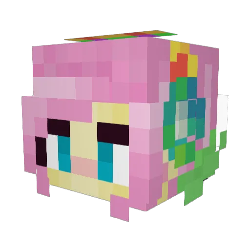 flavoured_tea Minecraft avatar head, 3D render