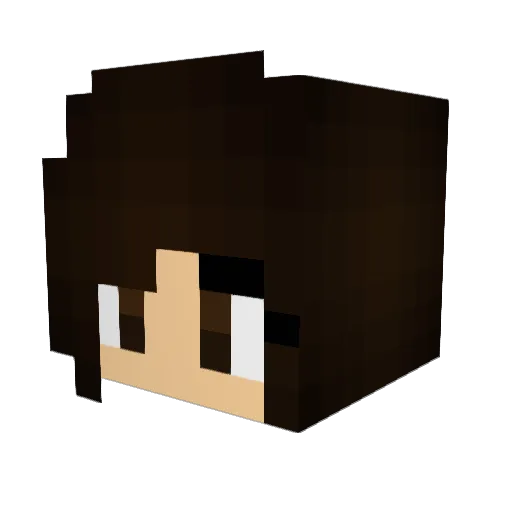 flawedgoddess Minecraft avatar head, 3D render