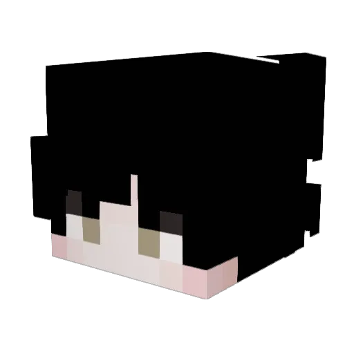 flaweroma Minecraft avatar head, 3D render
