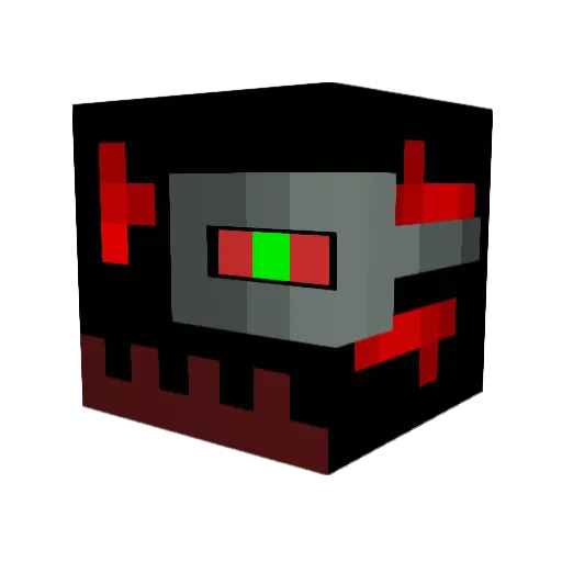 flawone Minecraft avatar head, 3D render