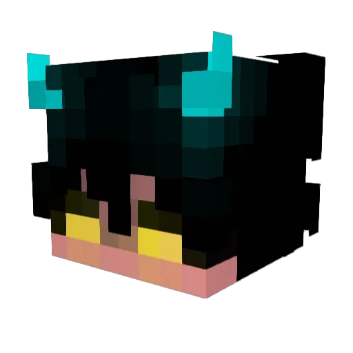 flaynch Minecraft avatar head, 3D render