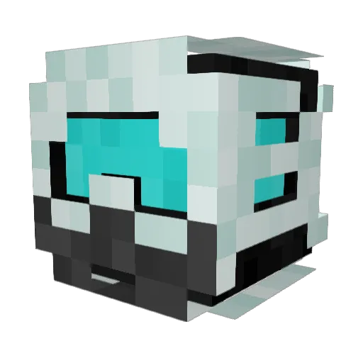 fleap Minecraft avatar head, 3D render