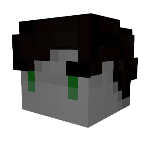 fleckjayky Minecraft avatar head, 3D render