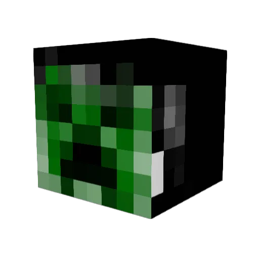 fleetooz Minecraft avatar head, 3D render